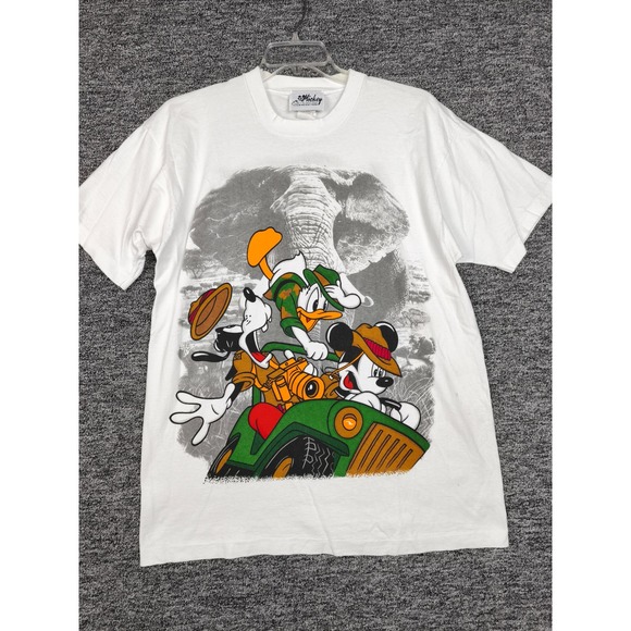Mickey by Jerry Leigh Other - Vintage Disney Mickey Mouse Safari T-Shirt Jerry Leigh 90s Single Stitch OS